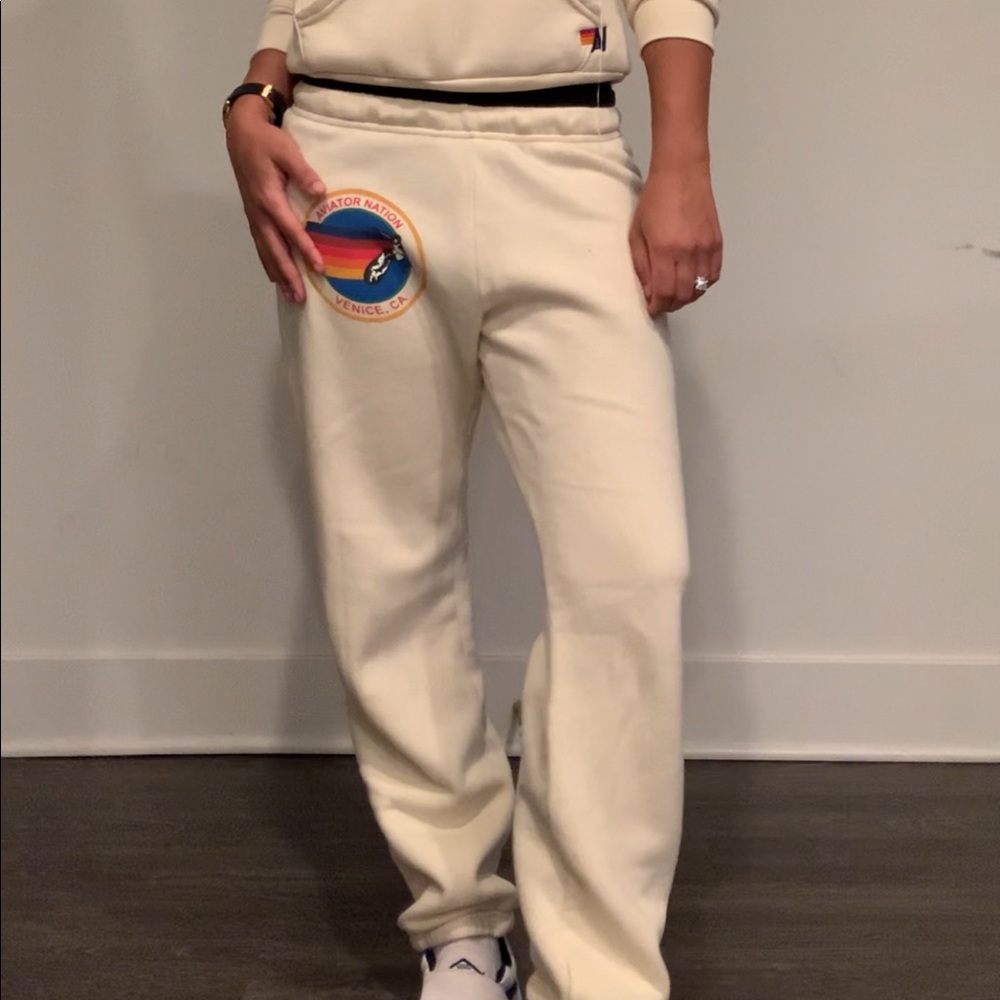Aviator Nation signature joggers. (Selling bottoms only). No flaws of any kind.